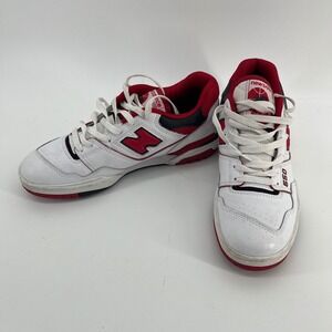 New Balance 550 "White Team Red" Sneakers Retro Basketball Size 9.5 BB550HR1